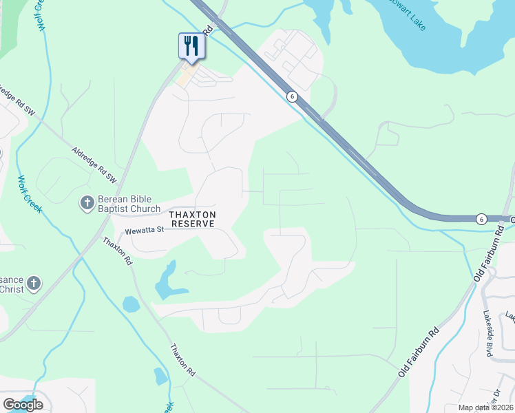 map of restaurants, bars, coffee shops, grocery stores, and more near 3487 Umatilla Lane in Atlanta