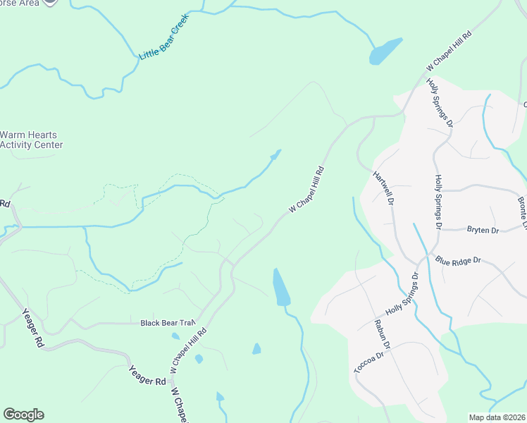 map of restaurants, bars, coffee shops, grocery stores, and more near 5343 West Chapel Hill Road in Douglasville