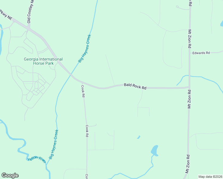 map of restaurants, bars, coffee shops, grocery stores, and more near 369 Bald Rock Road in Oxford