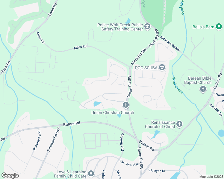 map of restaurants, bars, coffee shops, grocery stores, and more near 250 Alamosa Path in Atlanta