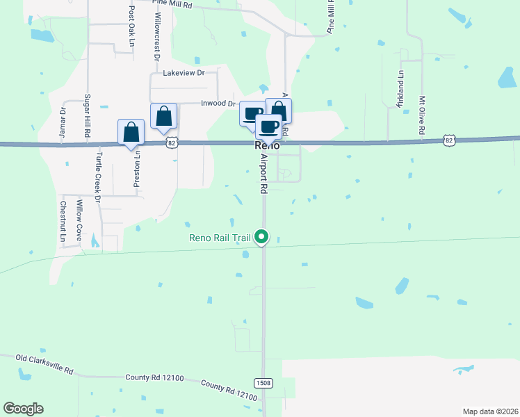 map of restaurants, bars, coffee shops, grocery stores, and more near 272 Airport Road in Reno