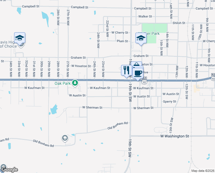 map of restaurants, bars, coffee shops, grocery stores, and more near 2218 West Kaufman Street in Paris