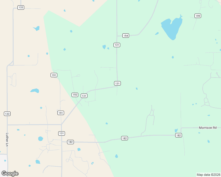 map of restaurants, bars, coffee shops, grocery stores, and more near 1118-1240 County Road 131 in Gainesville