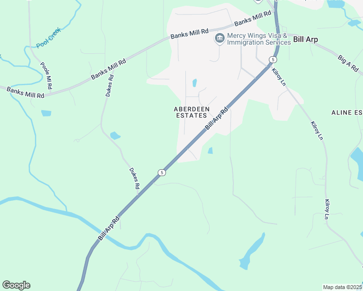 map of restaurants, bars, coffee shops, grocery stores, and more near 5343 Georgia 5 in Douglasville