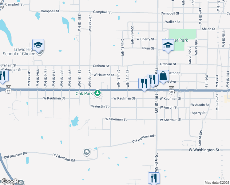 map of restaurants, bars, coffee shops, grocery stores, and more near 2448 West Kaufman Street in Paris