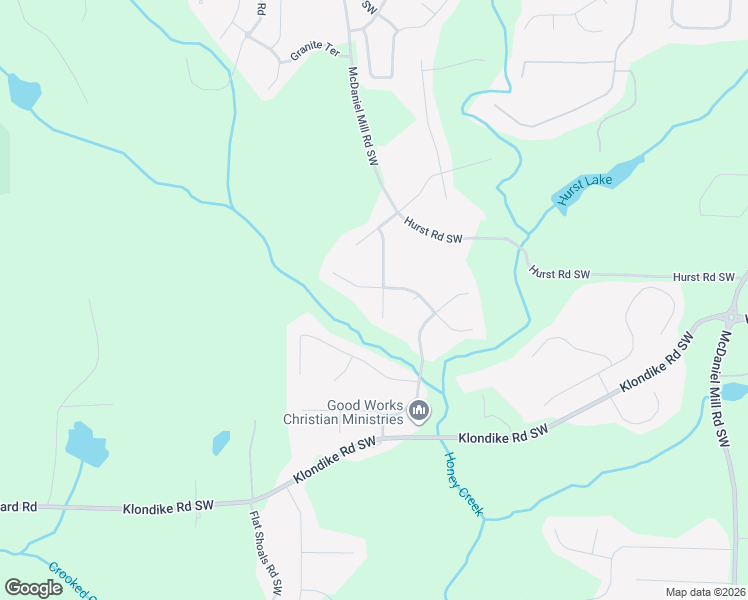 map of restaurants, bars, coffee shops, grocery stores, and more near 3120 Scenic Brook Drive Southwest in Conyers