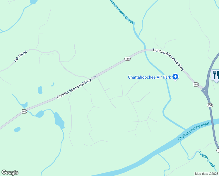 map of restaurants, bars, coffee shops, grocery stores, and more near 3402 Milan Court in Douglasville