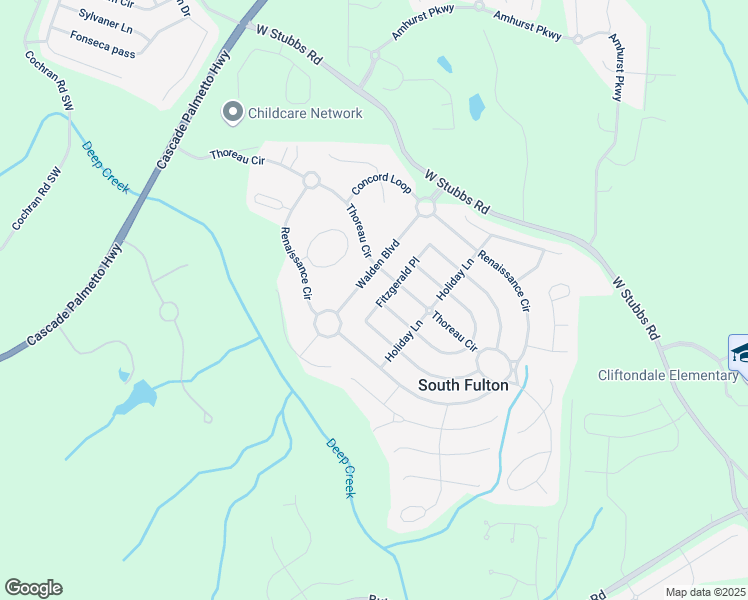 map of restaurants, bars, coffee shops, grocery stores, and more near 420 Fitzgerald Place in Atlanta