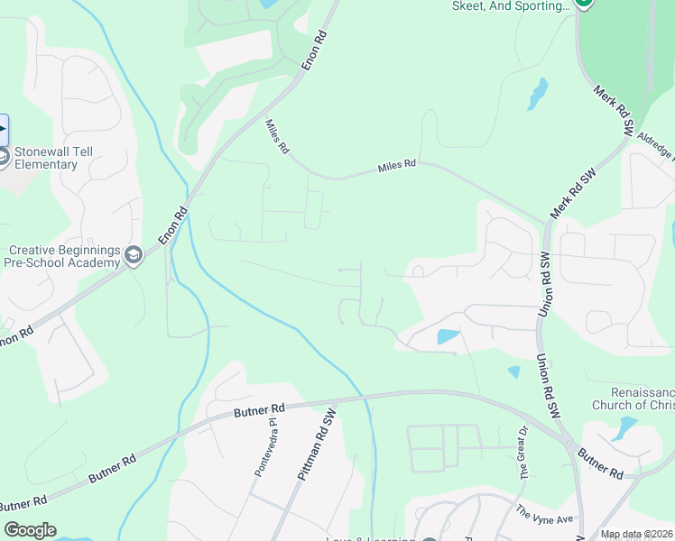 map of restaurants, bars, coffee shops, grocery stores, and more near 535 Accent Way Southwest in Atlanta