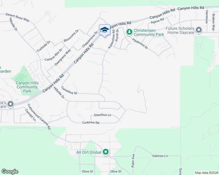 map of restaurants, bars, coffee shops, grocery stores, and more near 34140 Ambrosia Court in Lake Elsinore