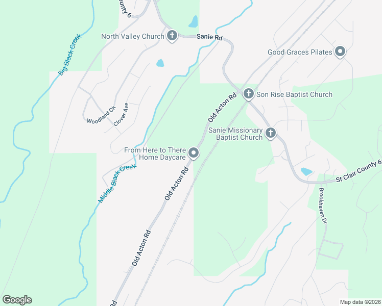 map of restaurants, bars, coffee shops, grocery stores, and more near 7335 Old Acton Road in Moody