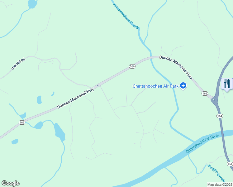 map of restaurants, bars, coffee shops, grocery stores, and more near 3382 Milan Court in Douglasville