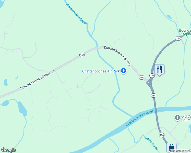 map of restaurants, bars, coffee shops, grocery stores, and more near 3315 Trevi Trail in Douglasville