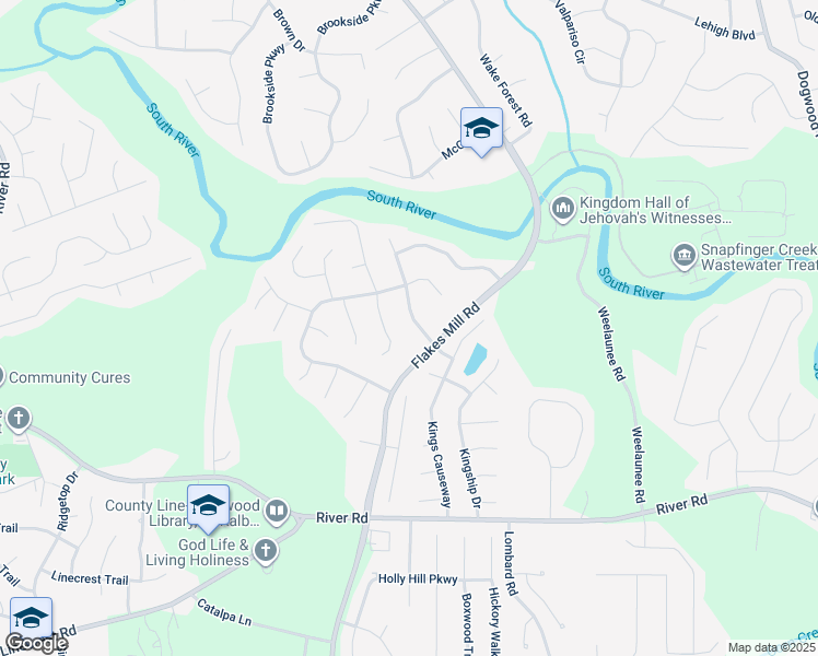 map of restaurants, bars, coffee shops, grocery stores, and more near 4085 Chimney Ridge Way in Ellenwood
