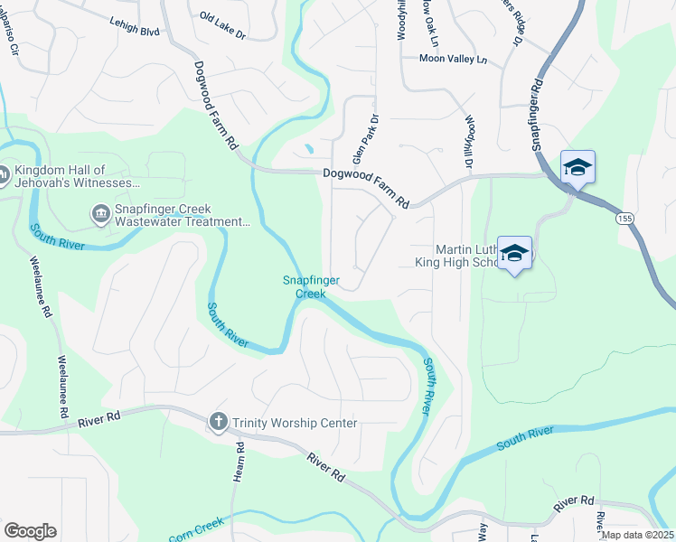 map of restaurants, bars, coffee shops, grocery stores, and more near 3981 Perry Pass in Stonecrest