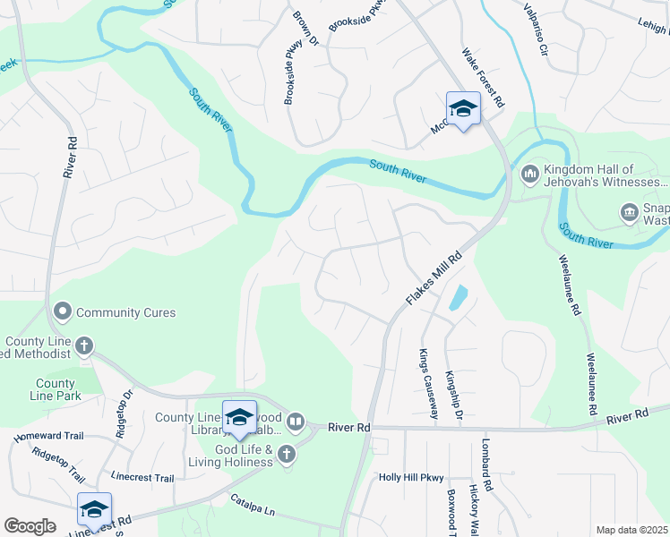 map of restaurants, bars, coffee shops, grocery stores, and more near 4058 Daron Court in Ellenwood