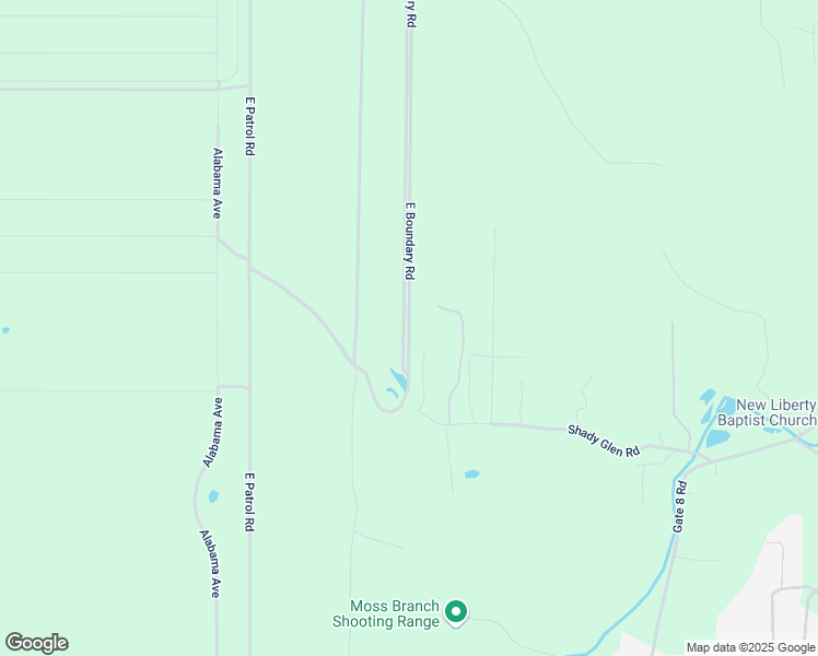 map of restaurants, bars, coffee shops, grocery stores, and more near East Boundary Road in Anniston