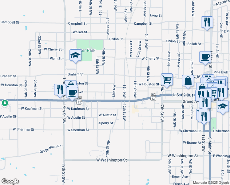 map of restaurants, bars, coffee shops, grocery stores, and more near 56 13th Northwest in Paris