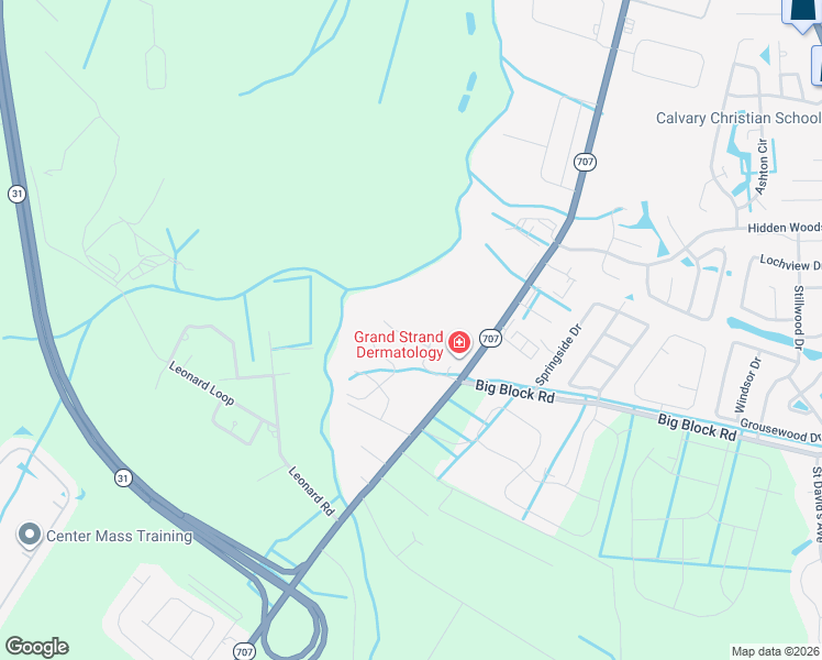 map of restaurants, bars, coffee shops, grocery stores, and more near 230 Portsmith Drive in Myrtle Beach