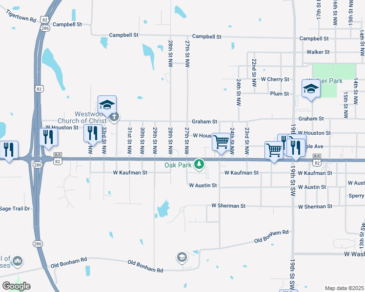 map of restaurants, bars, coffee shops, grocery stores, and more near 50 27th Street Northwest in Paris