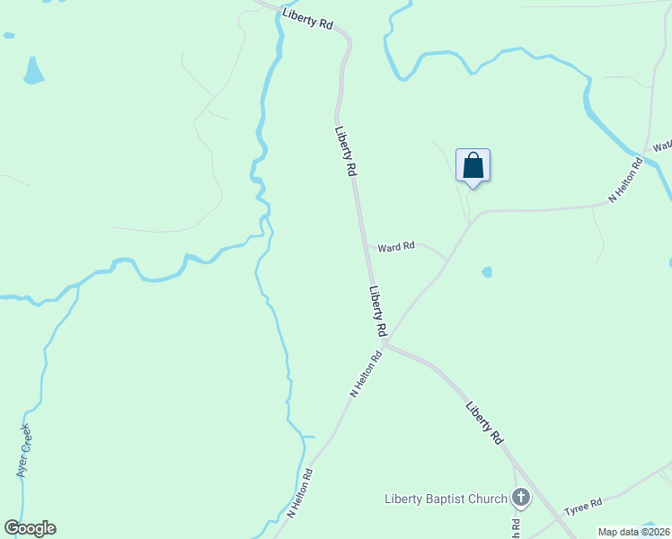 map of restaurants, bars, coffee shops, grocery stores, and more near 5257 Liberty Road in Villa Rica