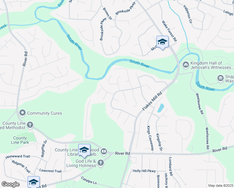 map of restaurants, bars, coffee shops, grocery stores, and more near 3809 Chimney Ridge Court in Ellenwood