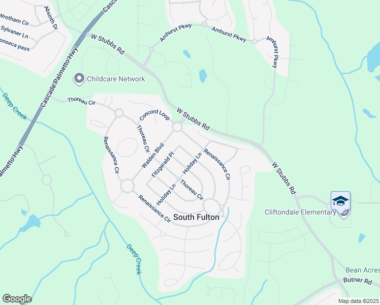 map of restaurants, bars, coffee shops, grocery stores, and more near 620 Fitzgerald Place in Atlanta