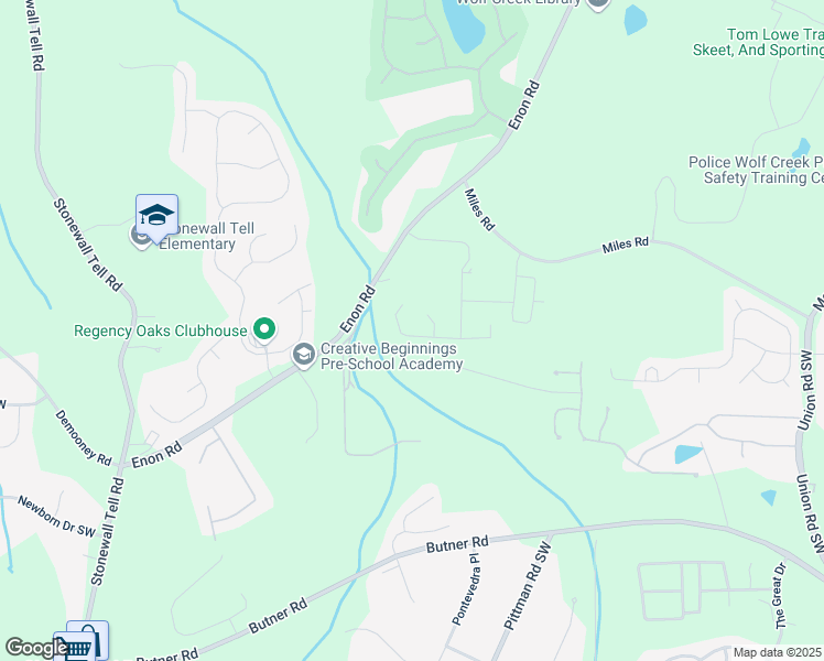 map of restaurants, bars, coffee shops, grocery stores, and more near 767 Red Wolf Run in Atlanta