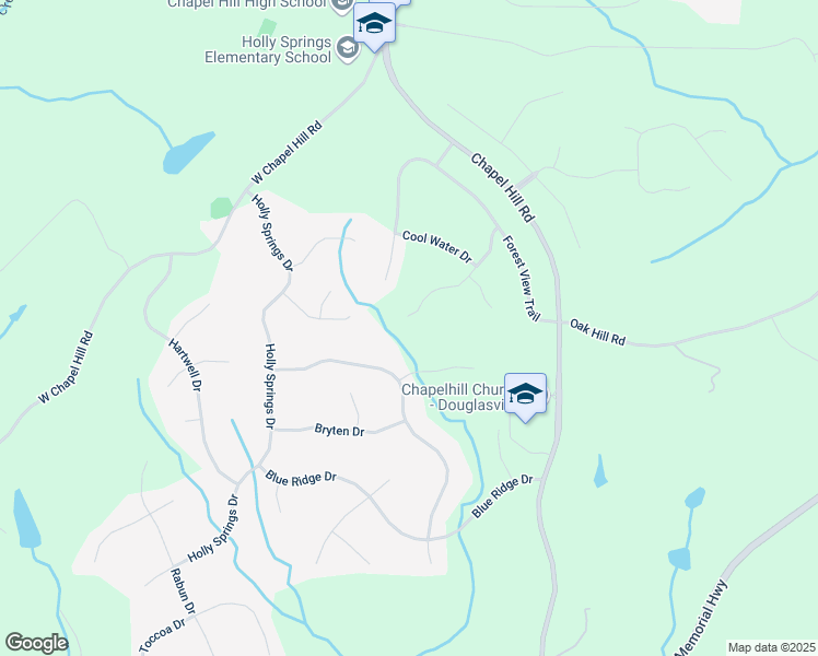 map of restaurants, bars, coffee shops, grocery stores, and more near 4453 Autumn Glo Court in Douglasville