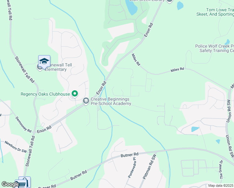 map of restaurants, bars, coffee shops, grocery stores, and more near 767 Red Wolf Run in Atlanta