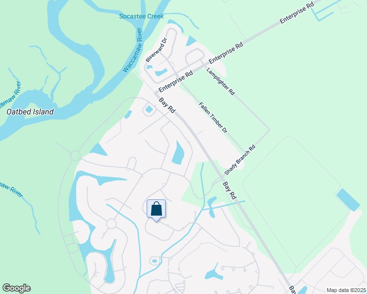 map of restaurants, bars, coffee shops, grocery stores, and more near 244 Chamberlin Road in Myrtle Beach