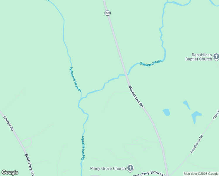 map of restaurants, bars, coffee shops, grocery stores, and more near 3 Horn Creek West in Edgefield