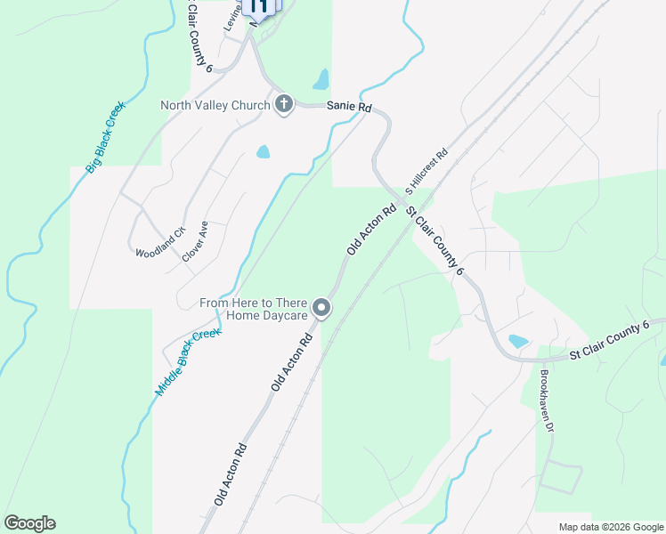 map of restaurants, bars, coffee shops, grocery stores, and more near 7395 Old Acton Road in Moody