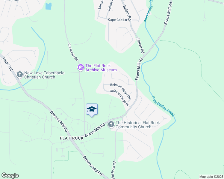 map of restaurants, bars, coffee shops, grocery stores, and more near 3980 Belmont Ridge Drive in Lithonia