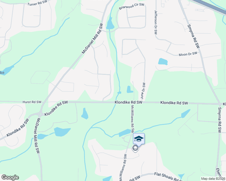 map of restaurants, bars, coffee shops, grocery stores, and more near 811 Cambridge Creek Drive Southwest in Conyers