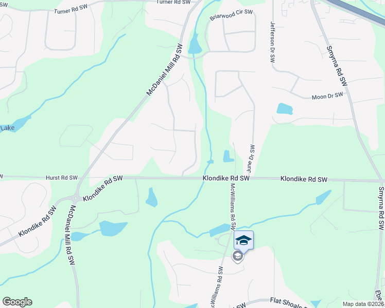 map of restaurants, bars, coffee shops, grocery stores, and more near 812 Cambridge Creek Drive Southwest in Conyers