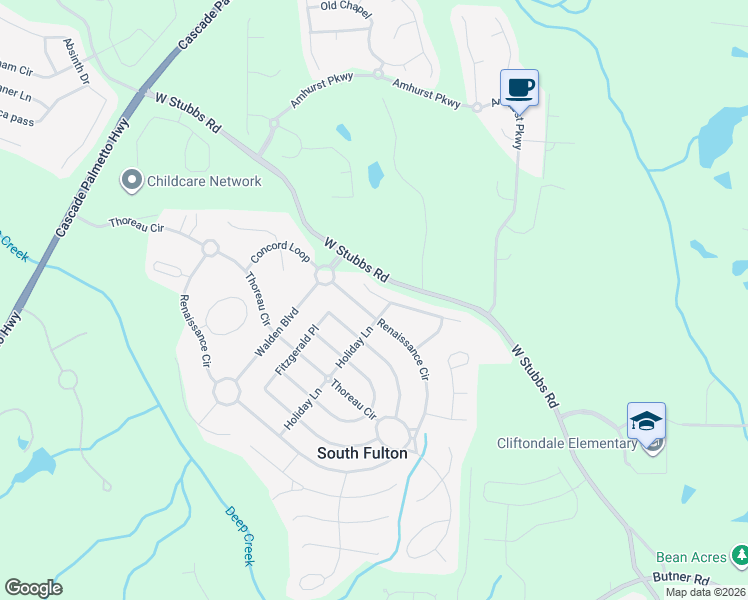 map of restaurants, bars, coffee shops, grocery stores, and more near 330 Lawrence Place in Atlanta