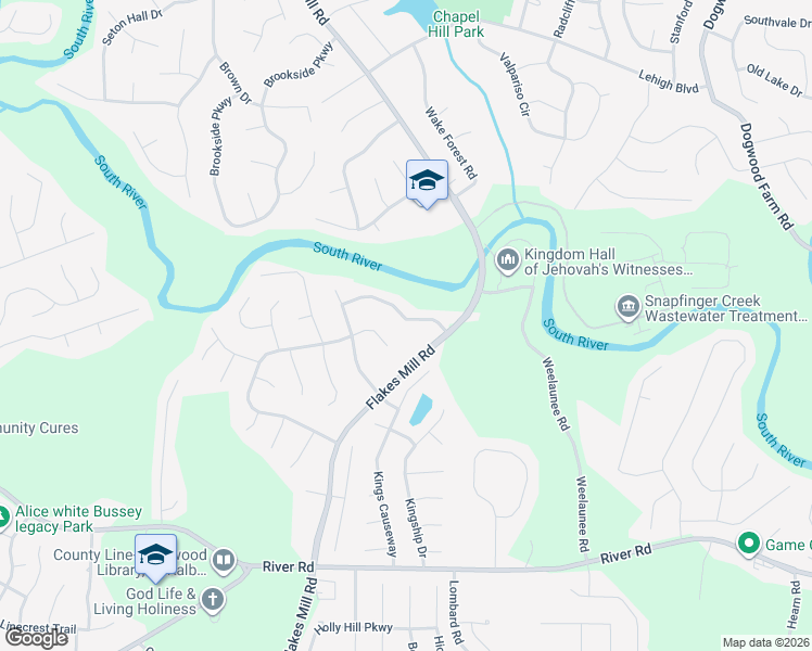 map of restaurants, bars, coffee shops, grocery stores, and more near 3965 Chimney Ridge Drive in Ellenwood