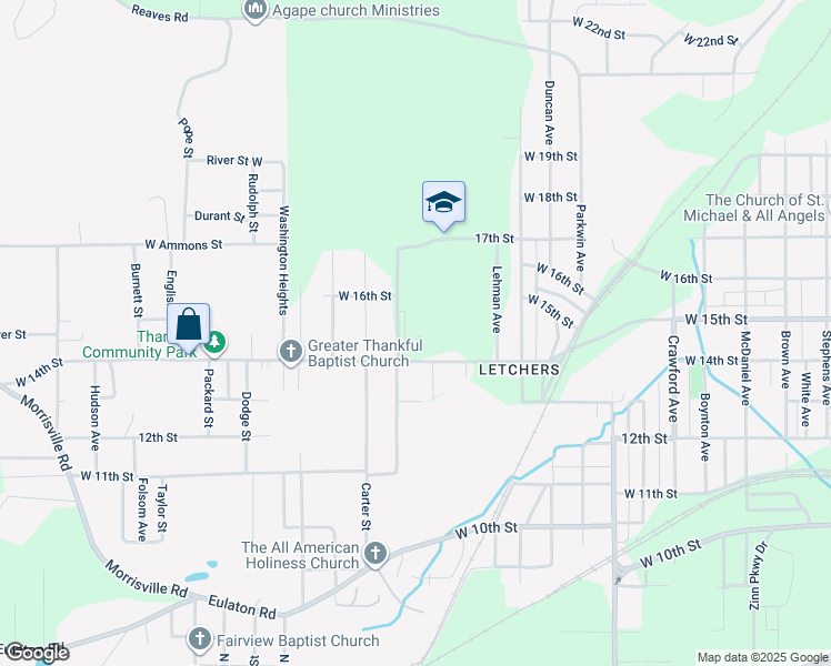 map of restaurants, bars, coffee shops, grocery stores, and more near 1405 Crane Avenue in Anniston