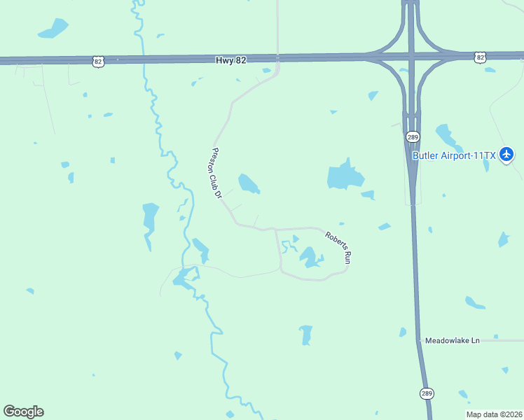 map of restaurants, bars, coffee shops, grocery stores, and more near 154 Mesquite Ridge Trail in Sherman