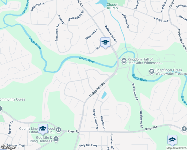 map of restaurants, bars, coffee shops, grocery stores, and more near 3924 Chimney Ridge Court in Ellenwood