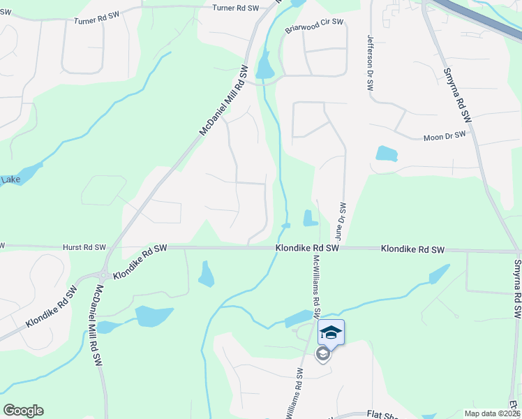 map of restaurants, bars, coffee shops, grocery stores, and more near 812 Cambridge Creek Drive Southwest in Conyers