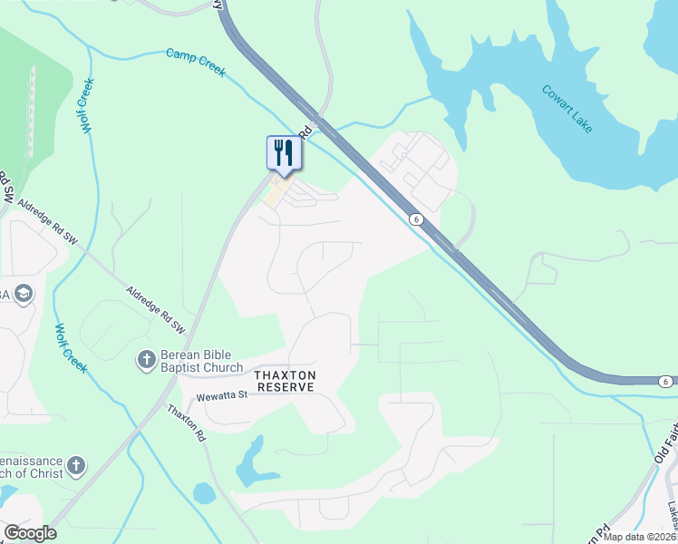 map of restaurants, bars, coffee shops, grocery stores, and more near 3522 Umatilla Lane in Atlanta