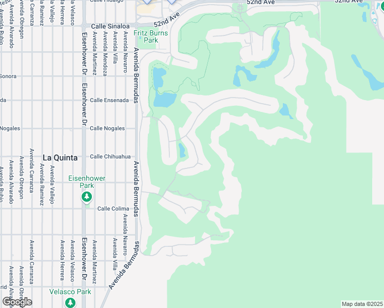 map of restaurants, bars, coffee shops, grocery stores, and more near 52920 La Trobe Lane in La Quinta