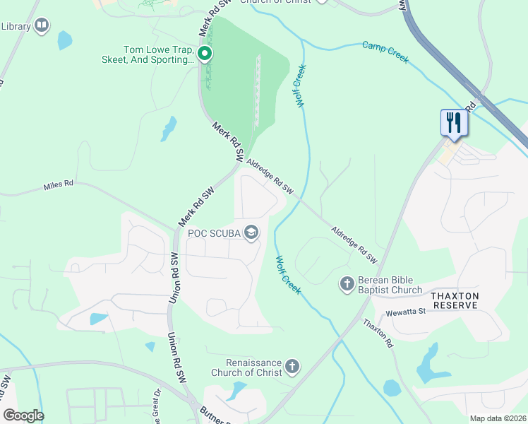 map of restaurants, bars, coffee shops, grocery stores, and more near 5292 Lexmark Circle in Atlanta