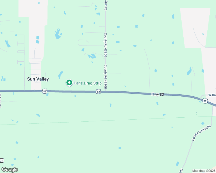 map of restaurants, bars, coffee shops, grocery stores, and more near 82 County Road 43900 in Paris