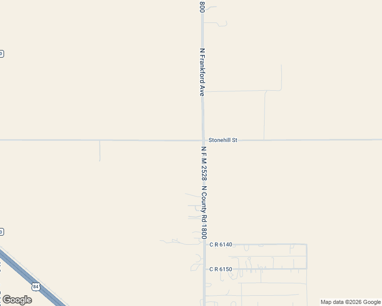 map of restaurants, bars, coffee shops, grocery stores, and more near 6801 North Frankford Avenue in Lubbock