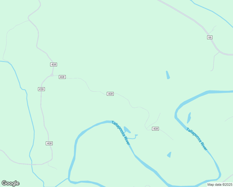 map of restaurants, bars, coffee shops, grocery stores, and more near County Road 408 in Cleburne County