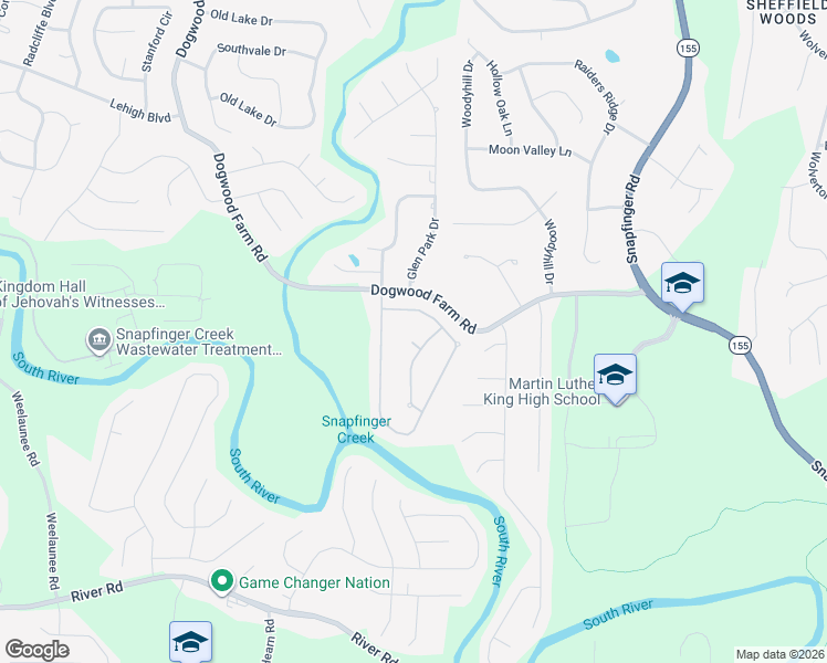 map of restaurants, bars, coffee shops, grocery stores, and more near 4704 Cotter Place in Stonecrest