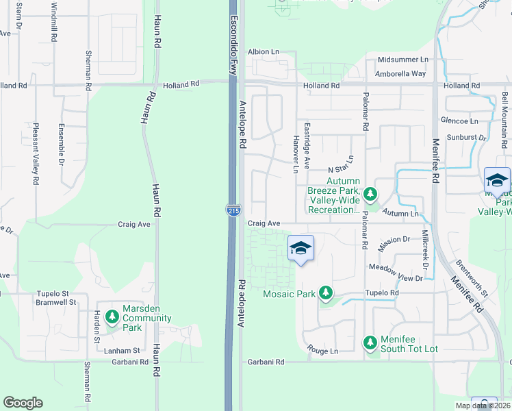 map of restaurants, bars, coffee shops, grocery stores, and more near 31448 Hallwood Court in Menifee